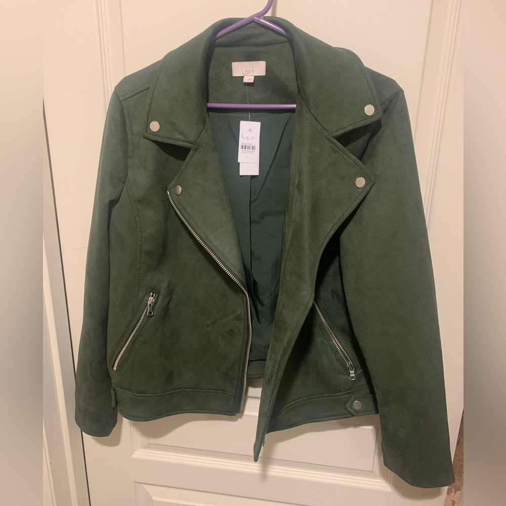 Suede jacket from the Loft. Brand new!
